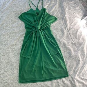 Express Green Halter Dress | Size Small | Like New